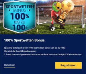 spassino sportwetten bonus